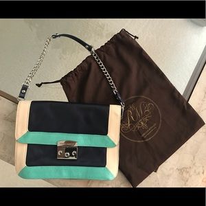 Authentic Rebecca Minkoff Colorblock Clutch